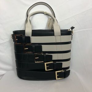 NEW Isabelle handbag Black/gray VEGAN PB FREE